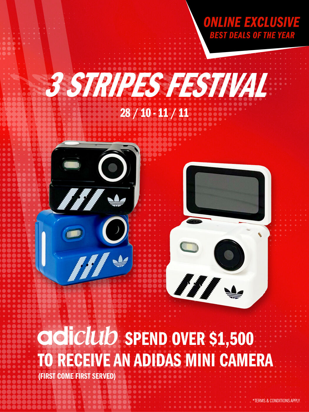 ADIDAS MINI CAMERA