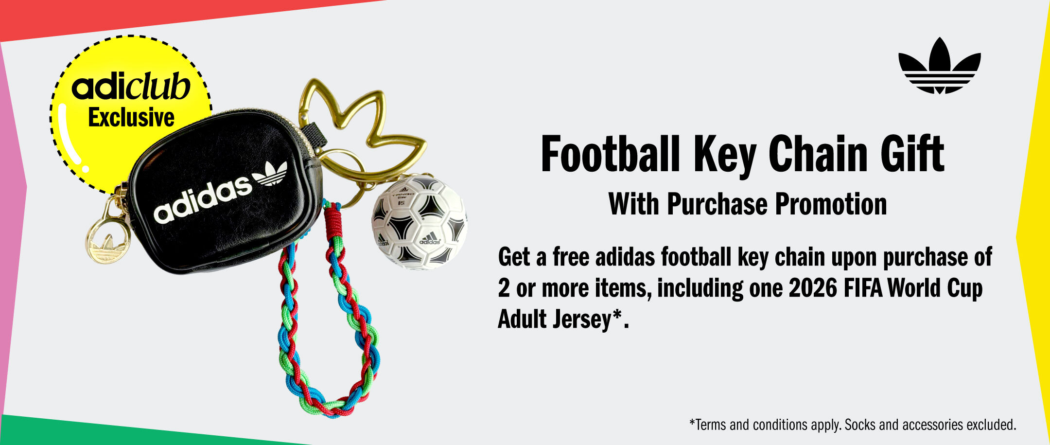 Football Key Chain Gift With Purchase Promotion