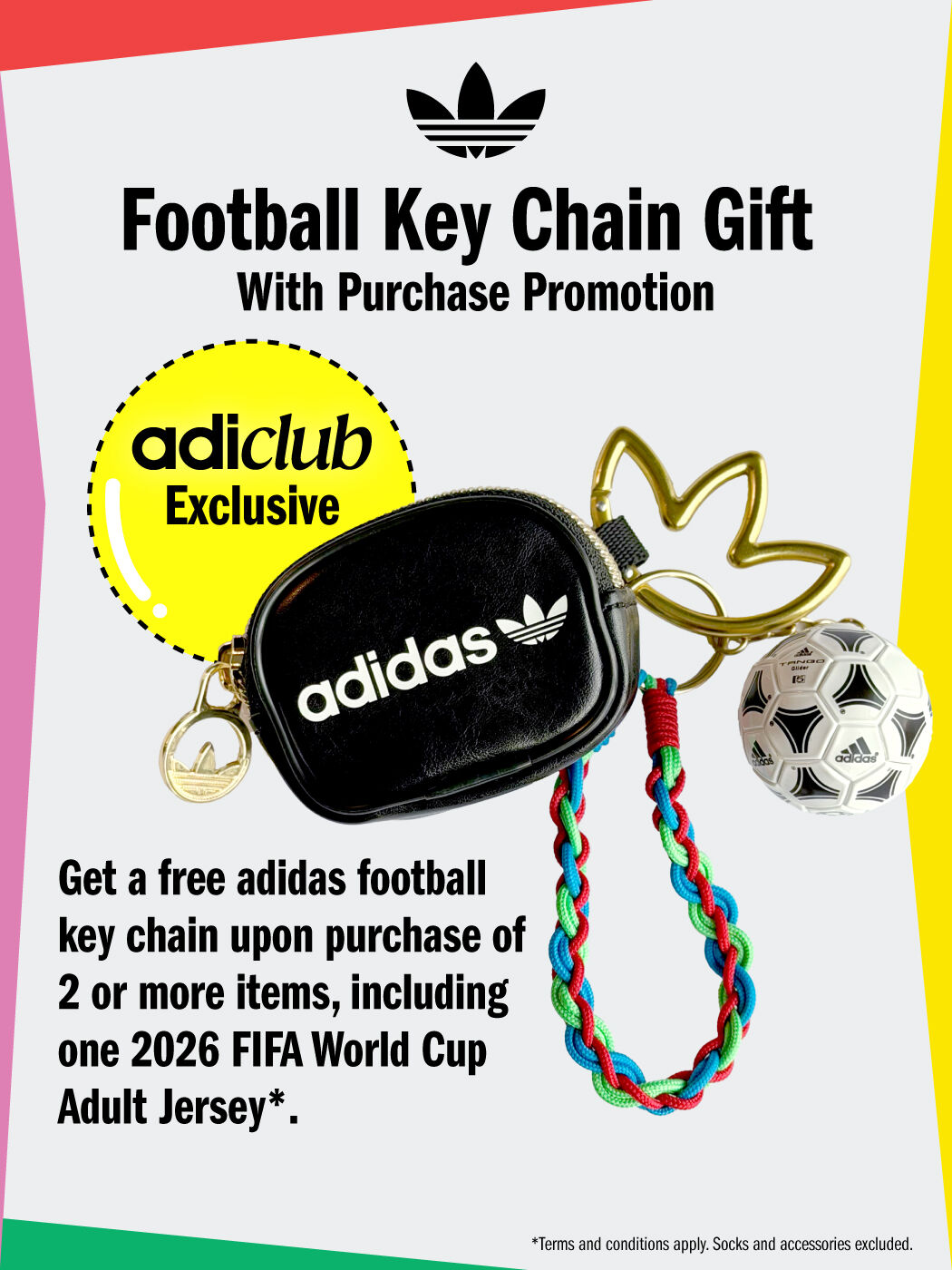 Football Key Chain Gift With Purchase Promotion